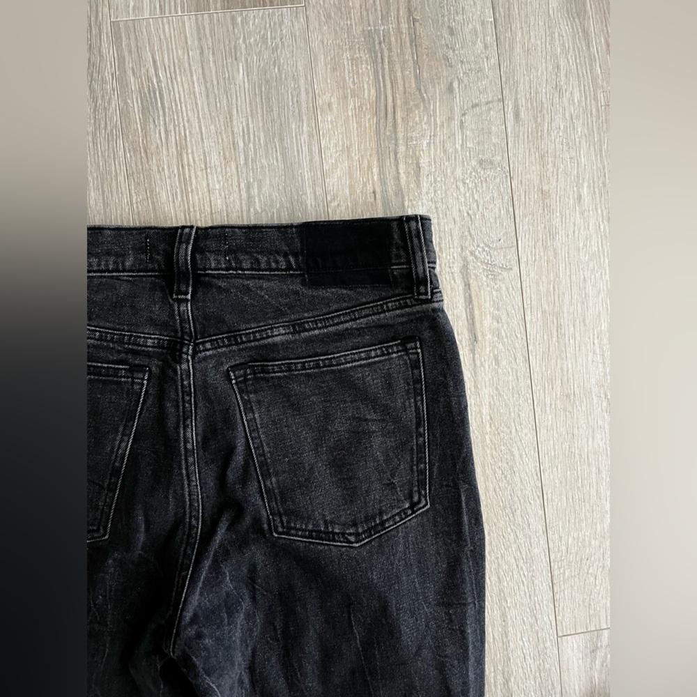 Abercrombie & Fitch Women’s The Mom High Rise Jean Black Wash - Size 6L - Picture 11 of 11